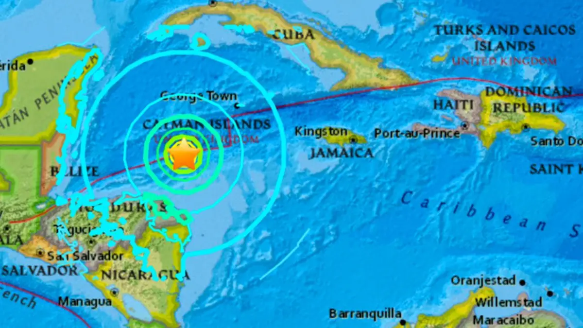 Sismo de magnitud 8 sacude el Caribe de Honduras y declaran alerta por amenaza de tsunami