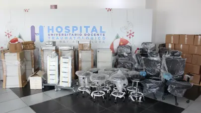 Ney Arias Lora dota de modernos equipos áreas quirúrgicas, Terapia Física y Odontología