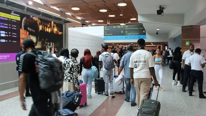 En el Caribe, Rep&uacute;blica Dominicana registr&oacute; el mayor crecimiento de pasajeros en 2025
