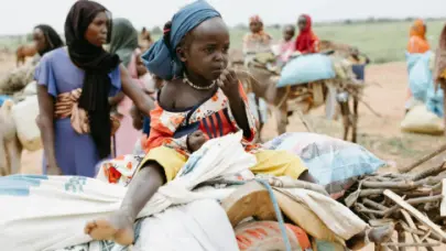 Cada 10 segundos un niño se ve obligado a desplazarse por el conflicto en Sudán