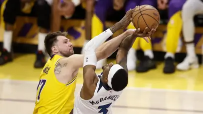 Doncic y James lideran el renacer de los Lakers con triunfo sobre Wolves