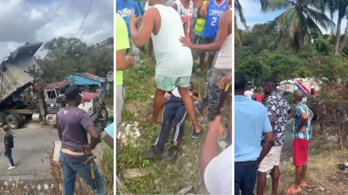 Tragedia en San Cristóbal: fallece niña tras ser atropellada por un camión