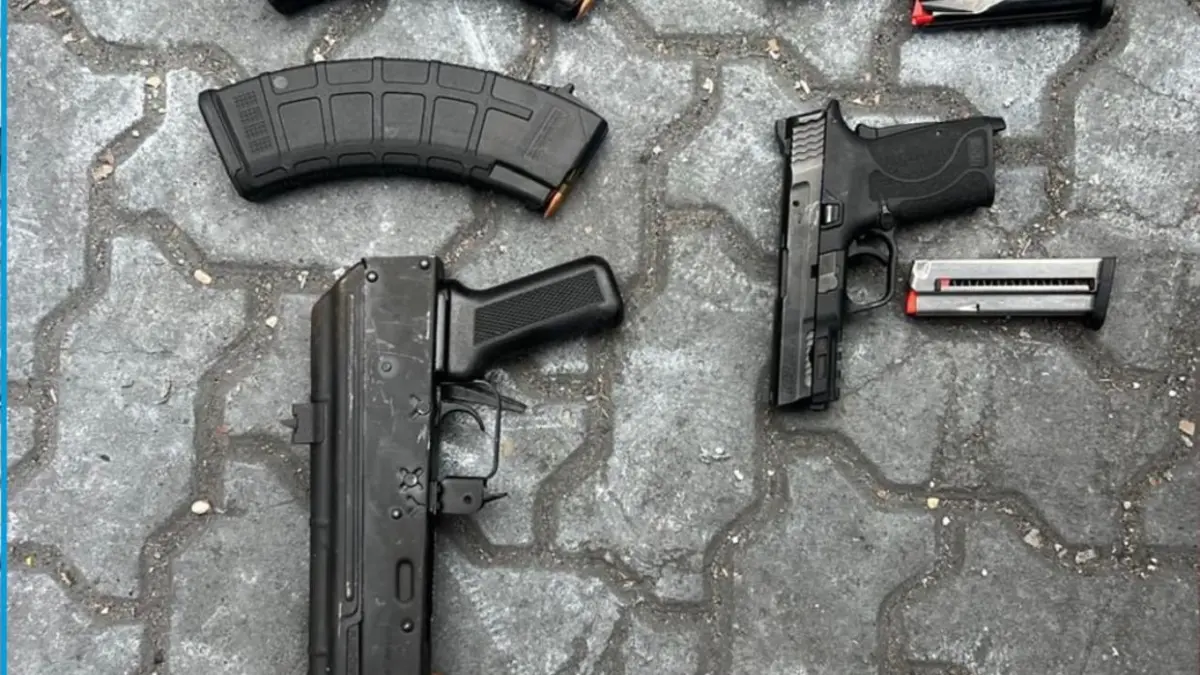 Incautan armas y drogas dentro de caja y bocina en el puerto de Haina