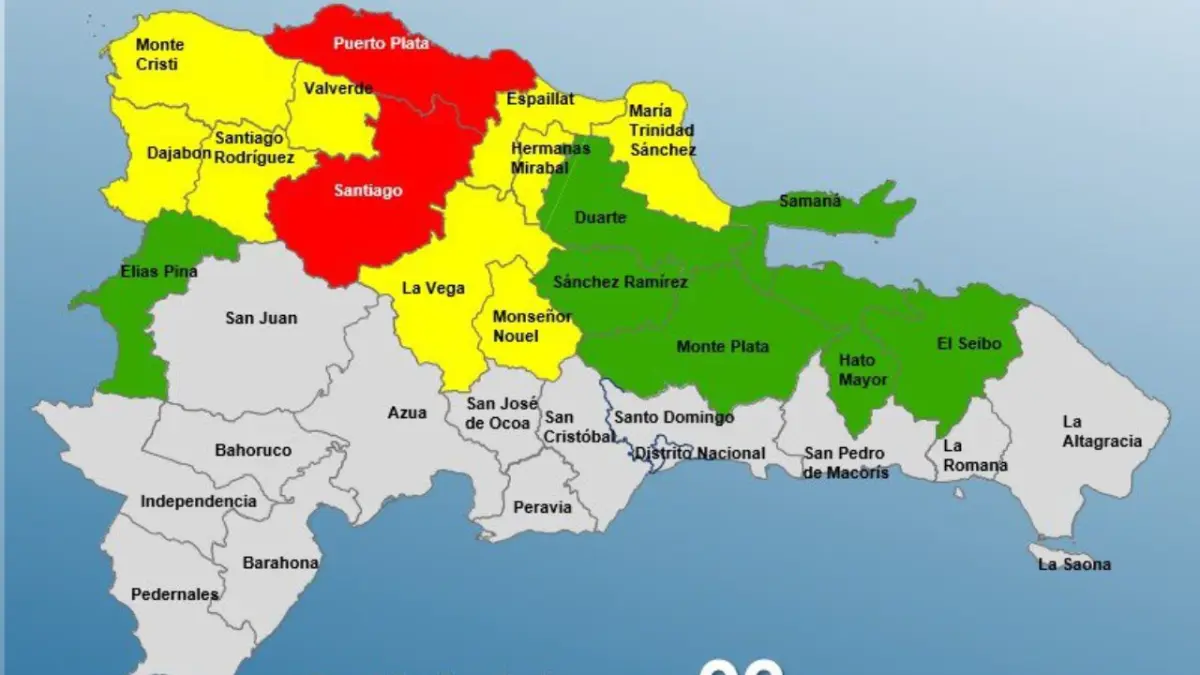 COE mantiene niveles de alerta roja y amarilla y aumenta a siete las pronvicias en verde