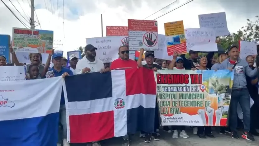 Exigen terminación del hospital Alicia Legendre en Villa Riva
