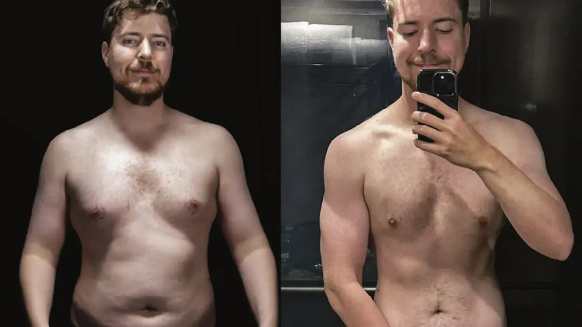 MrBeast comparte su cambio físico y la fórmula que lo ayudó: Alcanzando 6.8 millones de vistas en X