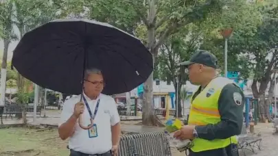 Realizan pruebas de alcoholímetro a conductores del transporte público en víspera de Semana Santa