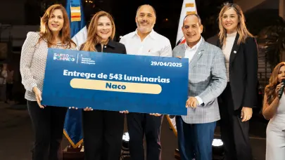 Alcaldía del Distrito instala 543 luminarias LED en Naco para reforzar seguridad y alumbrado público