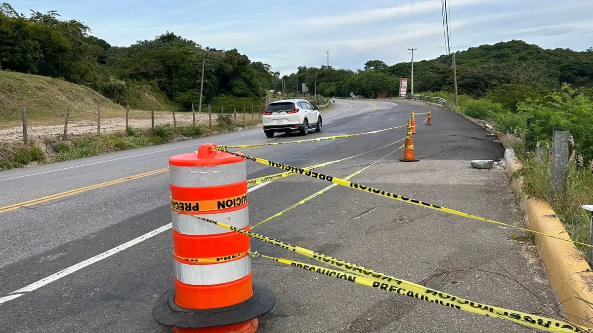 Se agrieta nuevamente tramo de la carretera Puerto Plata–Imbert, entre La Colorada y Los Cacaos