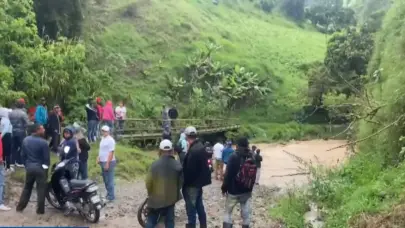 Grupos de socorro buscan a hombre arrastrado por crecida de río en Constanza