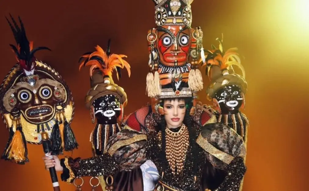 Mayra Delgado, Miss Mundo RD, se destaca en la gala inaugural del Miss Mundo 2025