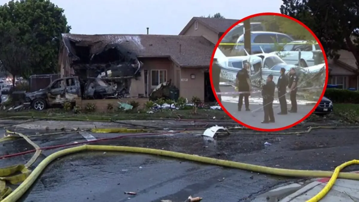 Varios muertos al estrellarse una avioneta en un barrio en el sur de California