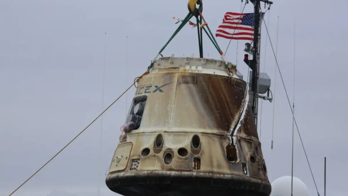 Cápsula Dragon de SpaceX retorna a la Tierra con experimentos de la Estación Espacial Internacional