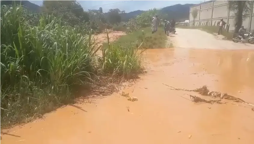 Desbordamiento de ríos en Tireo y La Culata causan daños agrícolas