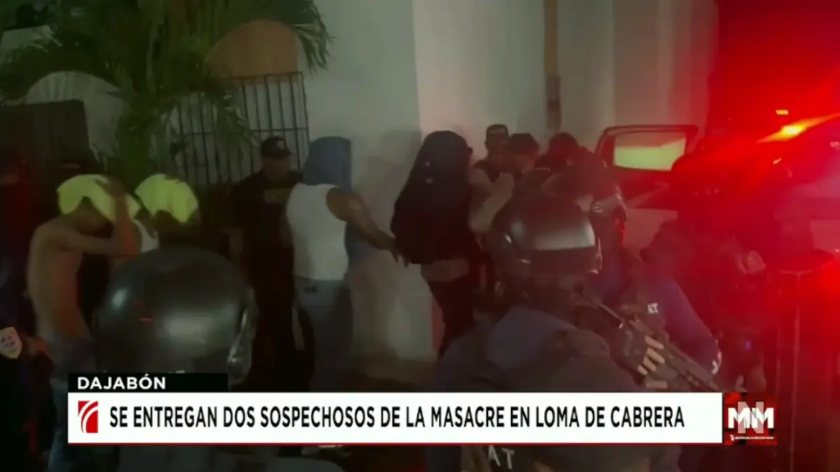Se entregan dos sospechosos de la masacre en Loma de Cabrera