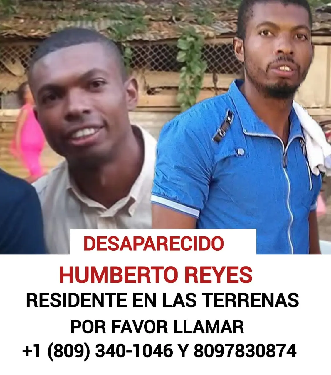 Solicitan ayuda para localizar a Humberto Reyes