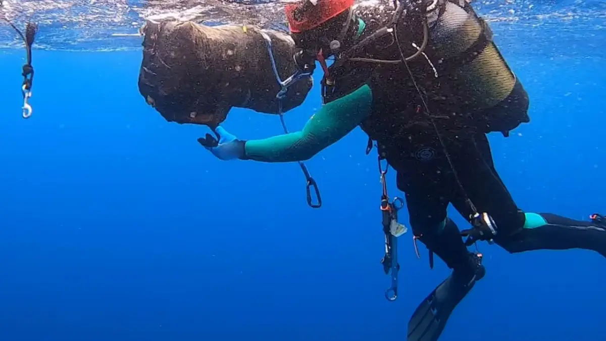Un dron submarino permite descubrir un alijo de droga llegado a España desde Brasil