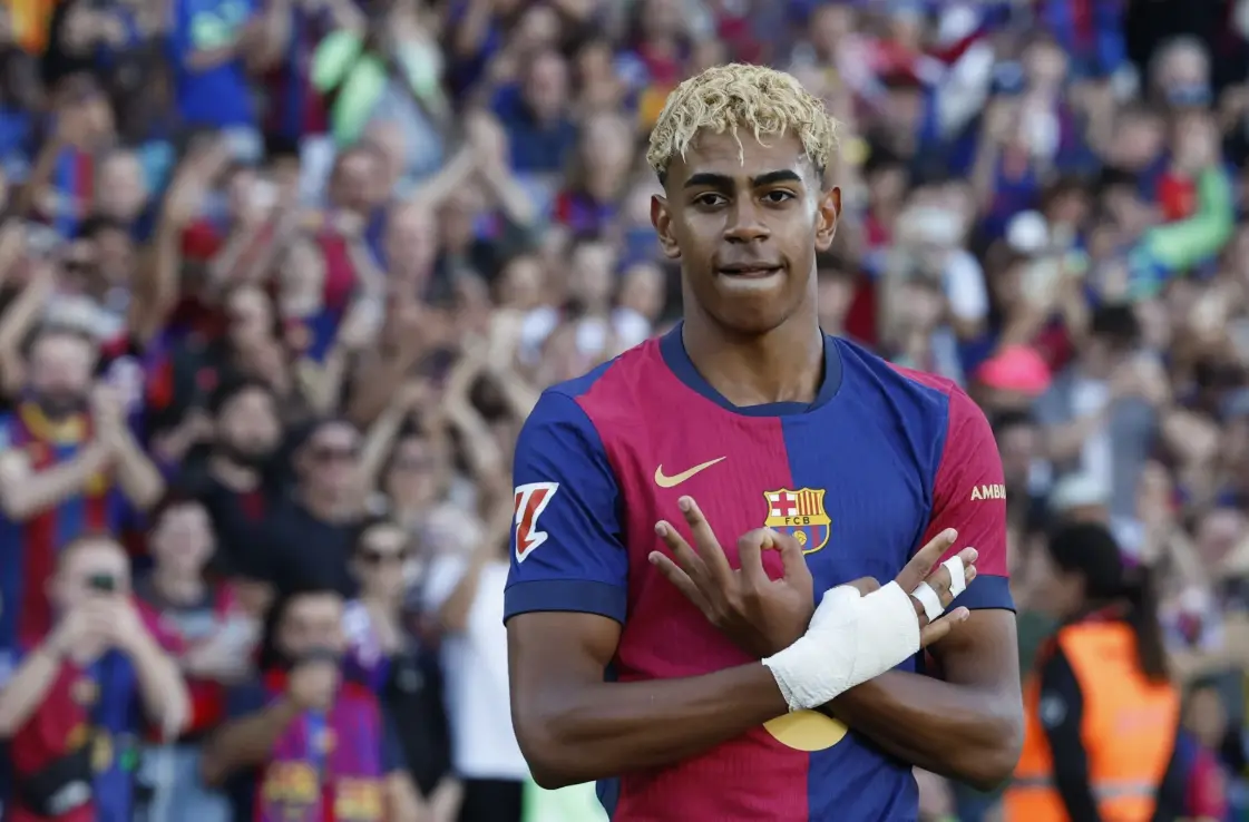 El Barça, el equipo más letal desde fuera del área y Lamine, máximo goleador con Mbappé