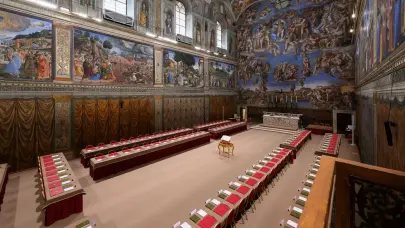 Una plaza de San Pedro nublada y tranquila espera el inicio del cónclave Claudia Sacristán