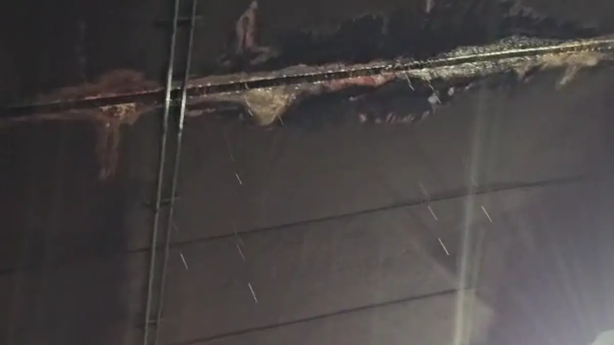 Temor por filtraciones y oscuridad en el túnel de la 27 de Febrero