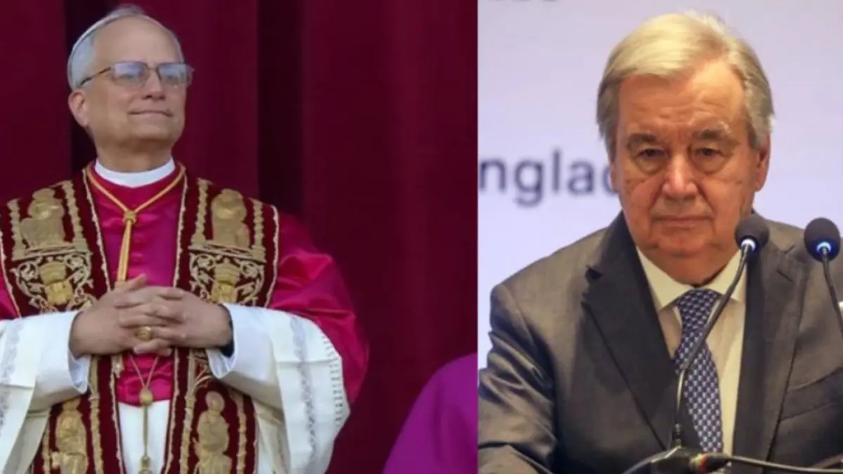 Antonio Guterres invita al papa León XIV a visitar la ONU en Nueva York