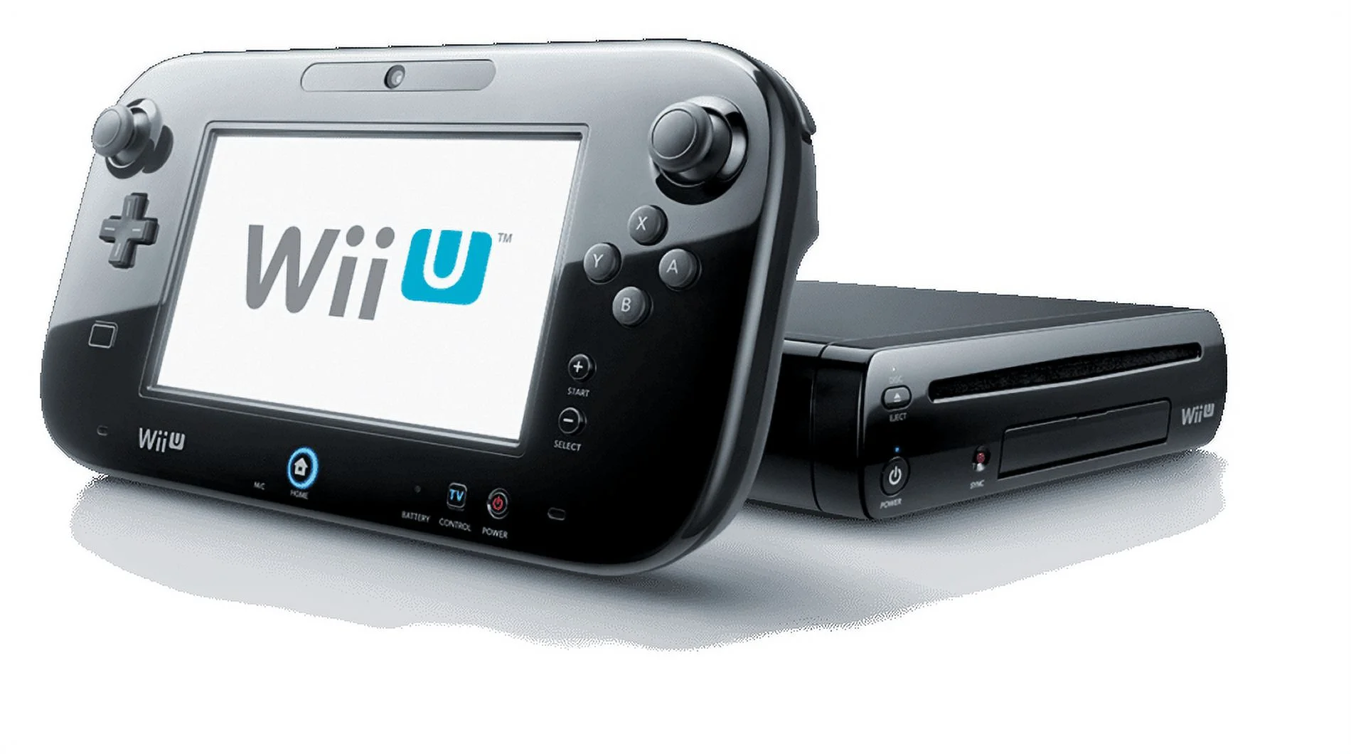 Consola Nintendo Wii U y mando.