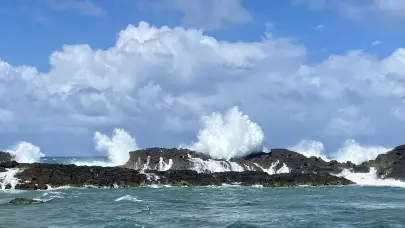 COE advierte sobre oleaje anormal en la costa sur