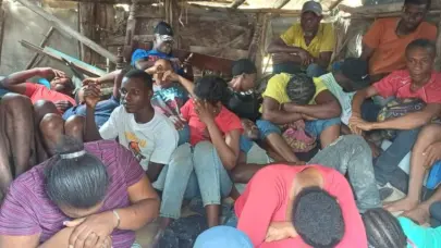 Apresan grupo de inmigrantes indocumentados escondido en matorrales en San Juan de la Maguana