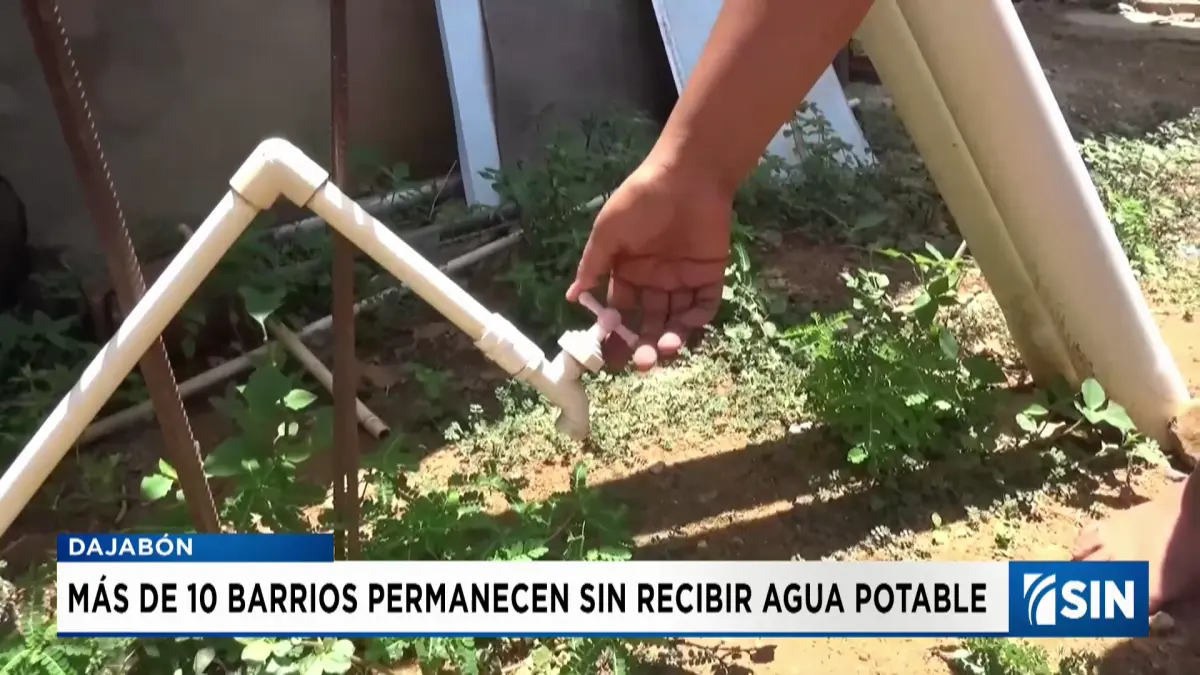 Escasez de agua potable en Dajabón: residentes exigen el vital líquido