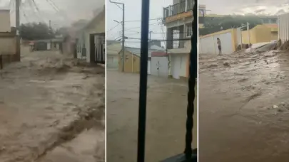 Grandes inundaciones en sectores de Mao por lluvias torrenciales