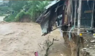 Brigadistas realizan recuento de daños ocasionados por intensas lluvias en Tireo