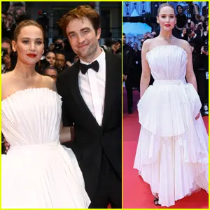 Jennifer Lawrence y Robert Pattinson desatan la locura en la alfombra roja de Cannes