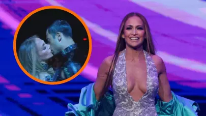 Jennifer Lopez besó a sus bailarines en la presentación inaugural de los AMAs 2025