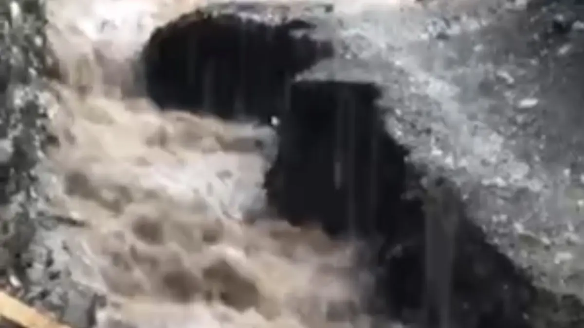 Lluvias afectan al sector Sabana Grande en San José de Ocoa; moradores claman ayuda a las autoridades