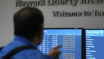 Cien vuelos cancelados en aeropuerto de Newark tras fallo en los controladores a&eacute;reos
