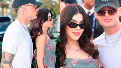 Peso Pluma confirma romance con Kenia OS en pleno concierto en Chicago