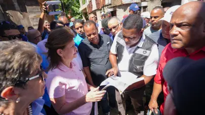 Vicepresidenta Raquel Pe&ntilde;a encabeza respuesta del Gobierno en Puerto Plata, luego de las inundaciones