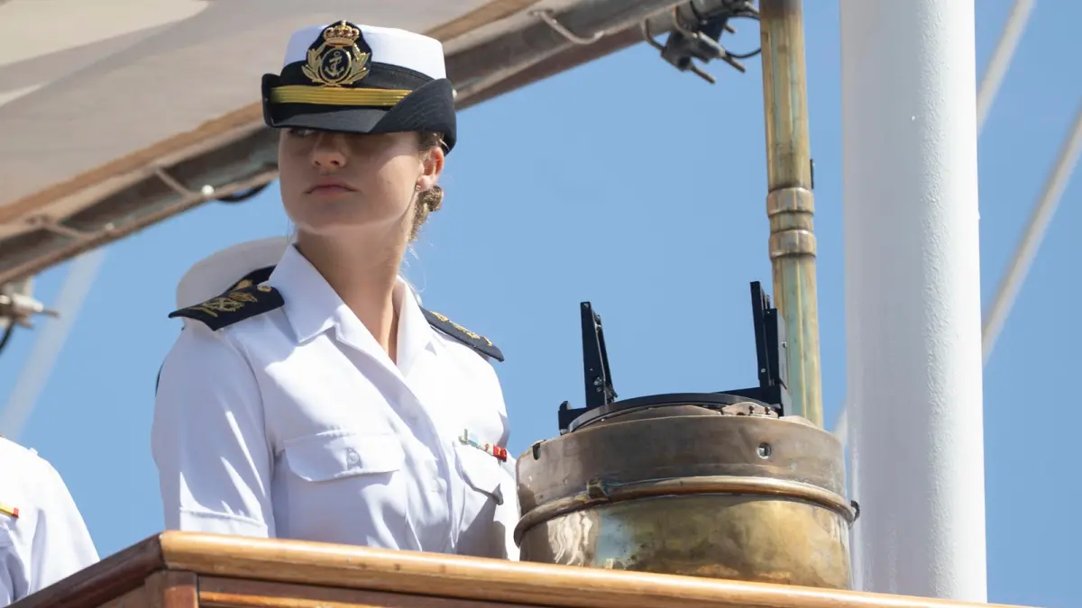 El Juan Sebastián de Elcano llega a Santo Domingo con la princesa Leonor a bordo