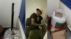 Policía Nacional apresa hombre en flagrante delito y recupera cacao robado en Villa Trina