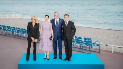 Luis Abinader dice Raquel “se hizo muy amiga allá de Brigitte Macron”