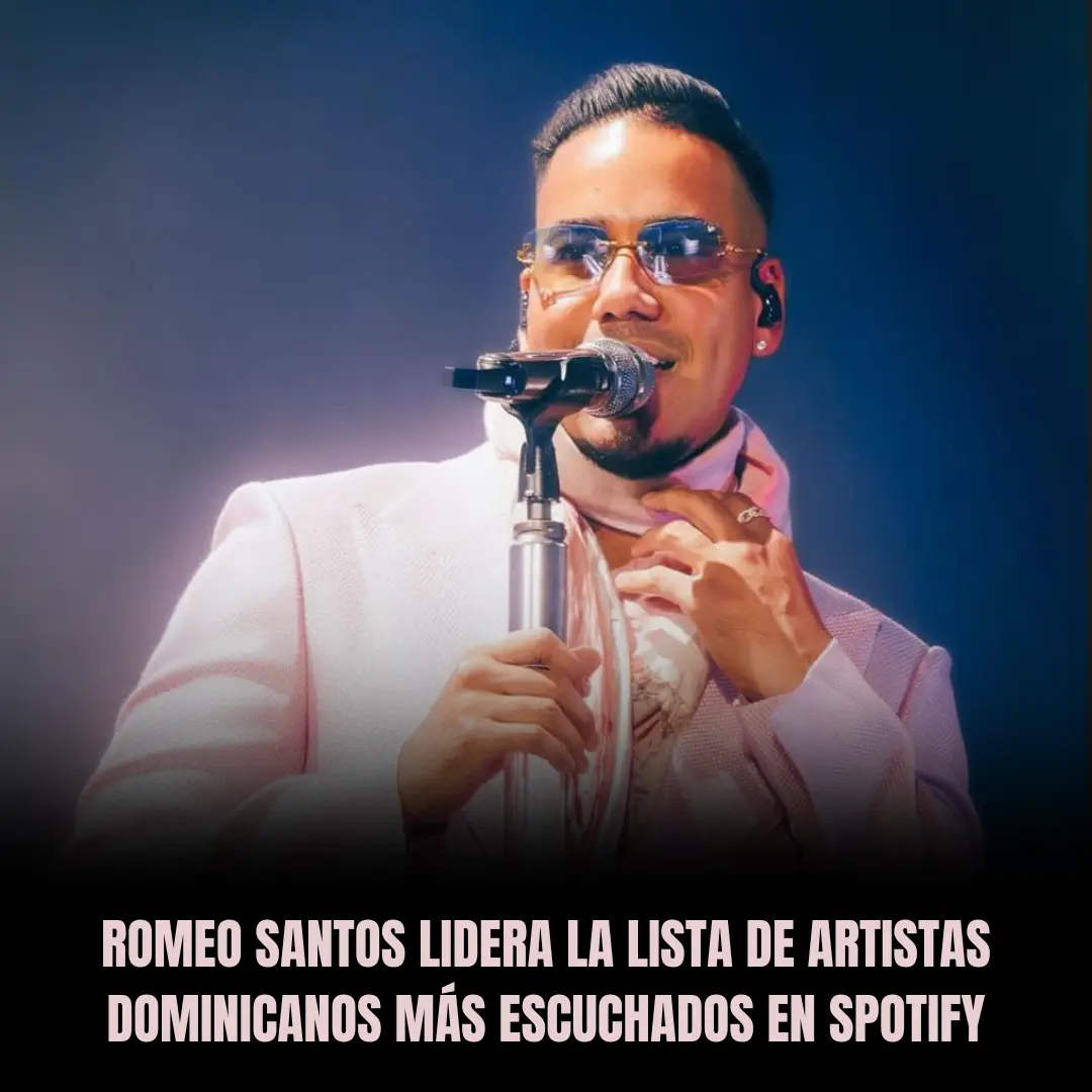 Romeo Santos lidera el ranking de artistas dominicanos más escuchados en Spotify
