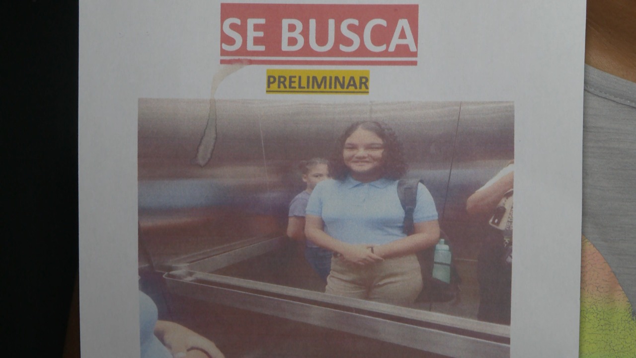 Cartel de búsqueda de persona desaparecida