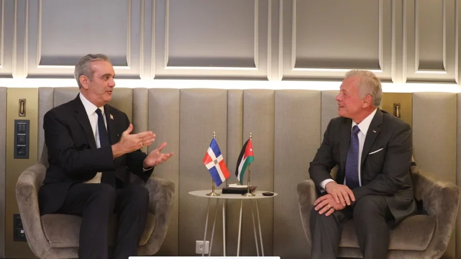 Presidente Abinader anuncia visita del rey Abdalá II de Jordania a RD en septiembre