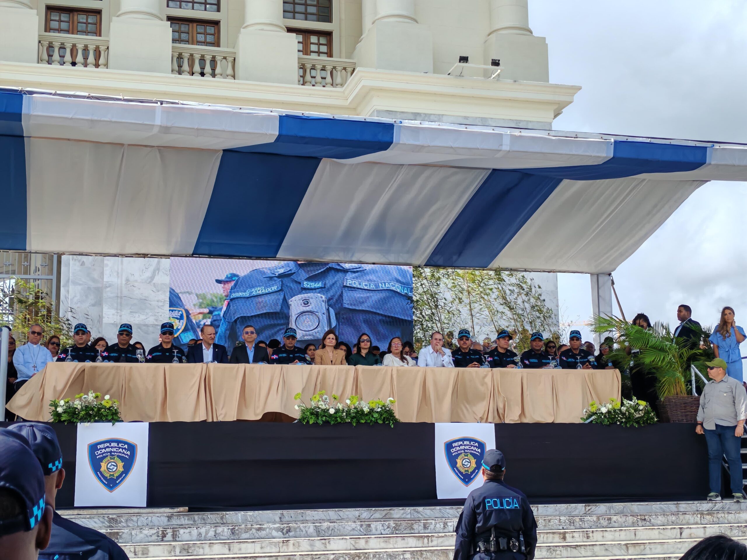 Evento oficial de la Policía Nacional Dominicana