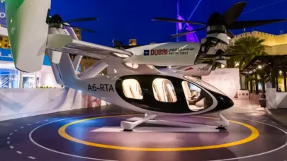 &Eacute;xito en pruebas del taxi a&eacute;reo en Dub&aacute;i, que podr&iacute;an operar en 2026