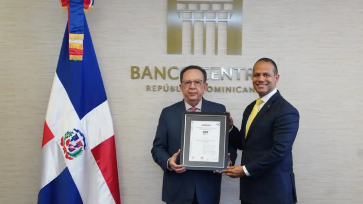 BCRD recibe certificación de la Asociación Española de Normalización