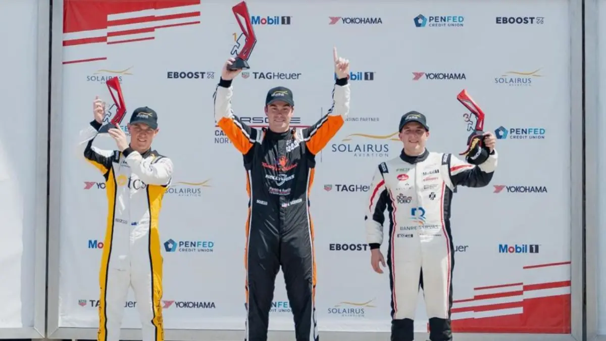 Jimmy Llibre sube al podio en Watkins Glen con un espectacular desempeño en la Porsche Carrera Cup North América