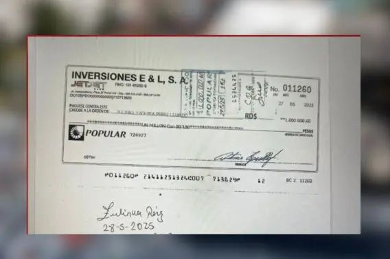 El cheque de Jet Set a Zulinka Pérez fue para gastos médicos, personales y cualquier daño o perjuicio sufrido