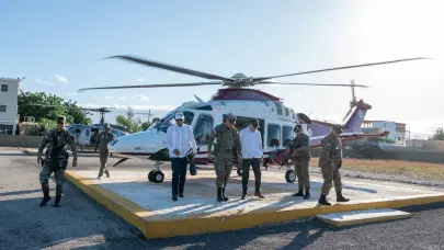 Ministros de Defensa supervisan nuevos proyectos de construcci&oacute;n en Pedernales