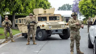 Unos 700 marines se unen al despliegue de la Guardia Nacional en Los &Aacute;ngeles